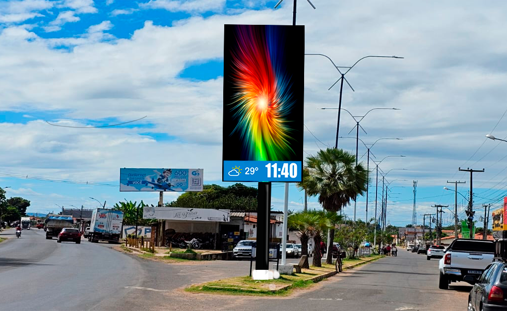 Foto do local do painel em Altos